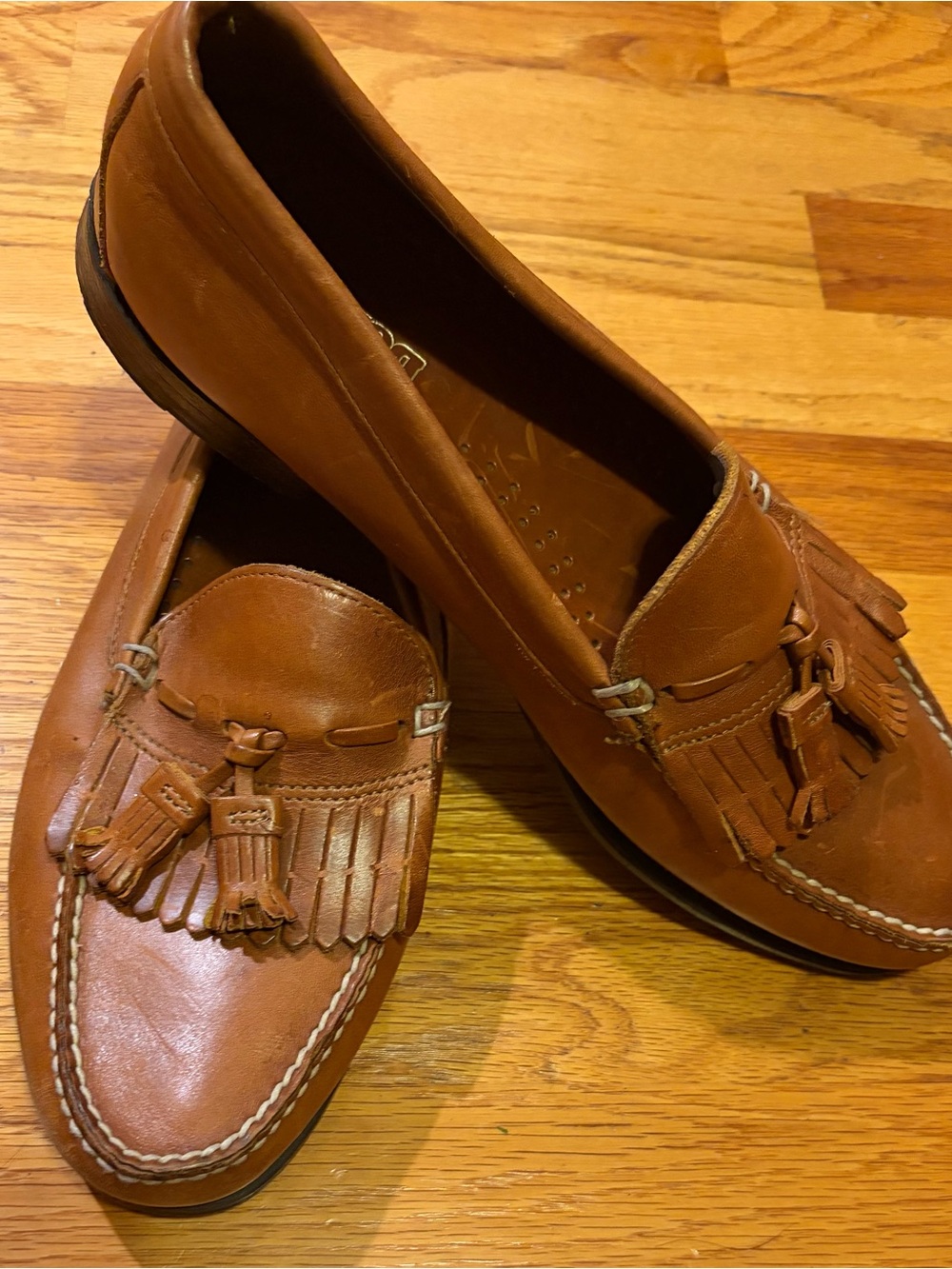 Vintage Men’s Dexter Tassel Loafers - Brown - Size 10.5
